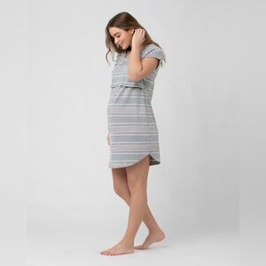 Ripe‎ Stevie Nursing Nightie Silver/White/Black m NWT in packaging